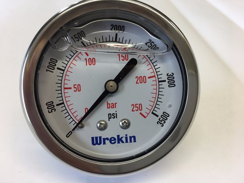 63mm hydraulic pressure gauge - 63mm,