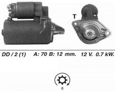 Genuine WAI Starter Motor for