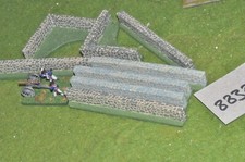 15mm ECW / scenics - wall (figs for scale) terrain scenery - (88382)