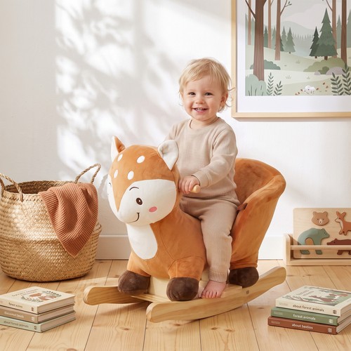 Rocking horse stable plush - rocking,