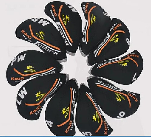 10pcs golf iron headcovers - 10pcs,