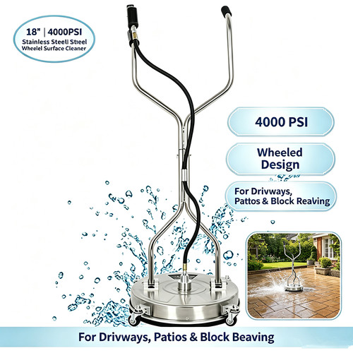 Wheeled surface cleaner - surface,