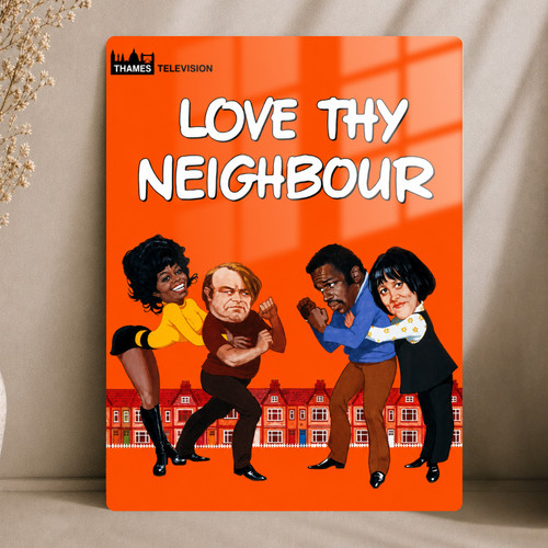 Love thy neighbour retro metal - love,