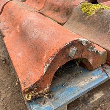 Reclaimed Terracotta Red Bell Wall Coping Brick - Job Lot of 5ft