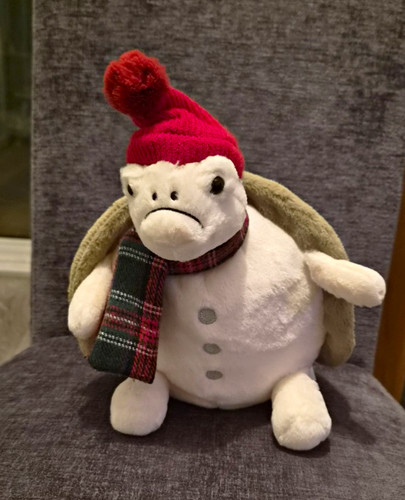 Jellycat snowman timmy turtle - snowman,