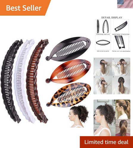 Classic double banana clips - classic,