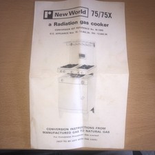 New World gas cooker