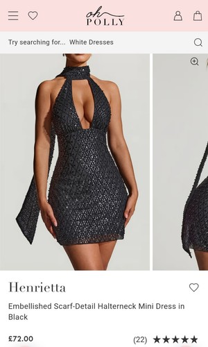 Mini dress black - dress,