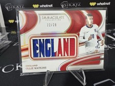 Panini Immaculate 2024/25 Ollie Watkins Jumbo Patch/28 