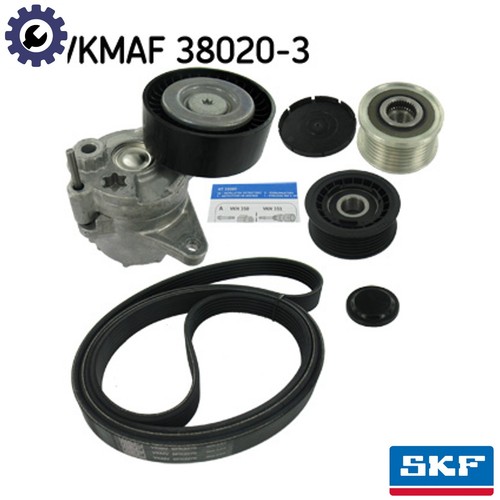 Vribbed belt set vkmaf 38020 - belt,