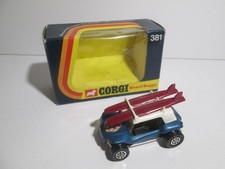 Corgi Whizzwheels No.381 G.P  Beach Buggy (Met. Blue) - 1973-75 - Boxed.