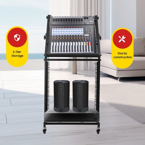 12u mobile deck stand - dj,