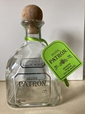 Patron Tequila Silver 700 ml Bottle With Box - Bottle Empty