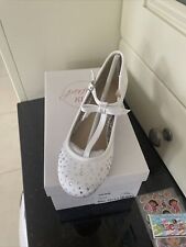 GIRLS WHITE SATIN HOLY