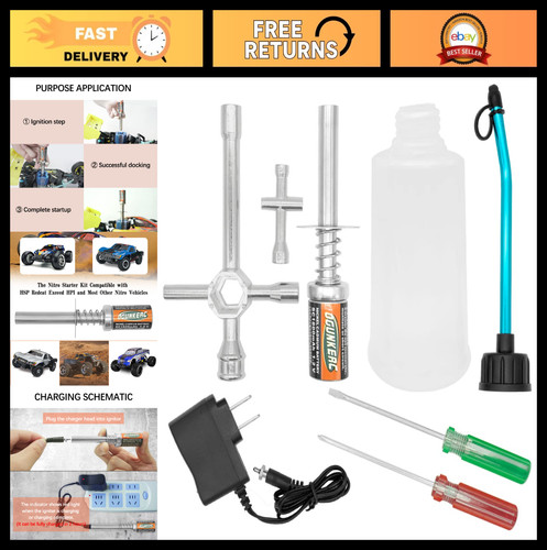 Piece nitro starter combo - rc,