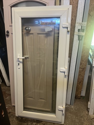 840mm 1760 white upvc door - 840mm,