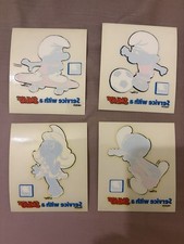 Set Of 4 Original Smurf Car