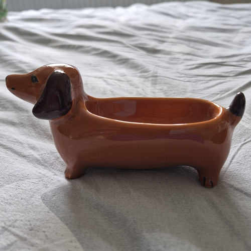Sass belle ceramic dachshund - &,