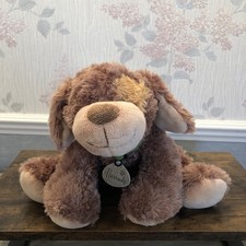 Harrods Plush Dog With Green