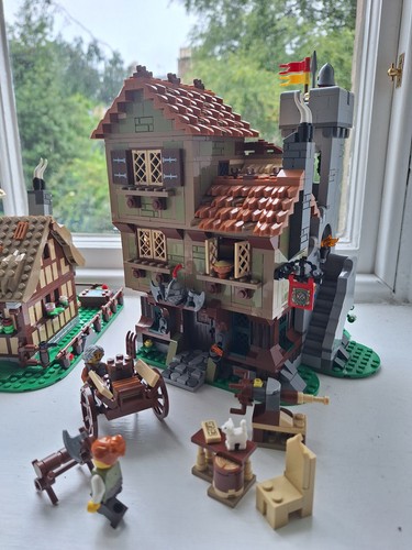 Lego medieval town square - medieval,