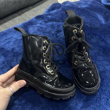 H&M Girls Boots Laces And Zip