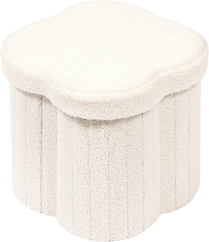 Bonlife boucle flower ottoman - bonlife,