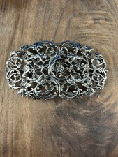  Brass Nurse  Belt Buckle  Cherub and Urn 