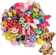 Dog Hair Bow, 20Pcs Mix Colors