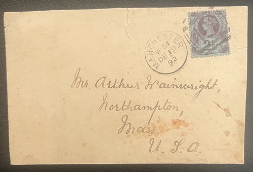 1892 great britain cover - 1892,
