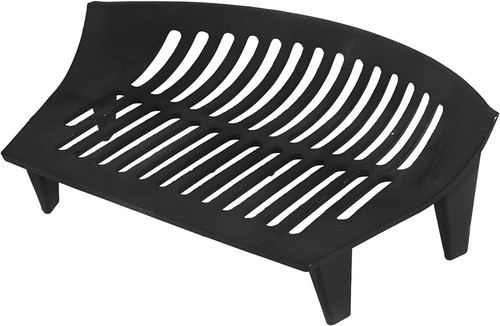 Fire grate cast iron black - grate, 16"