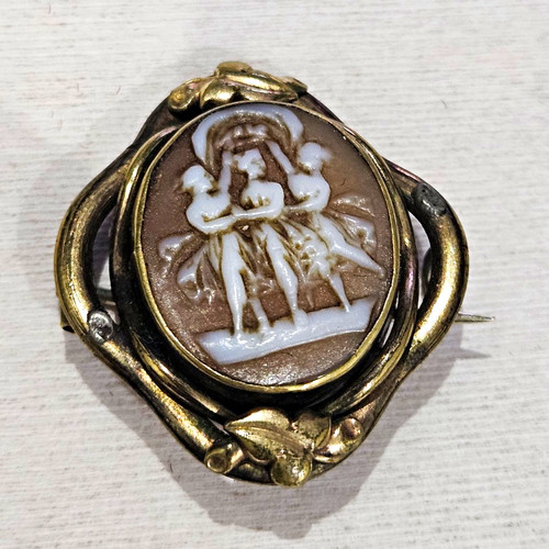 Antique victorian cameo - victorian,