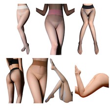UK Women Breathable Ultra Thin Pantyhose Seamless Crotch High Stocking Pantyhose