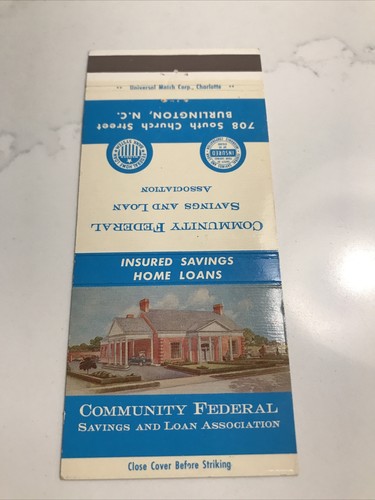 Matchbook cover community - cover,