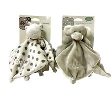 Elli and Raff Grey Range Baby Toys Range Comfort Plush Blanket Cot Toys 0+ Month
