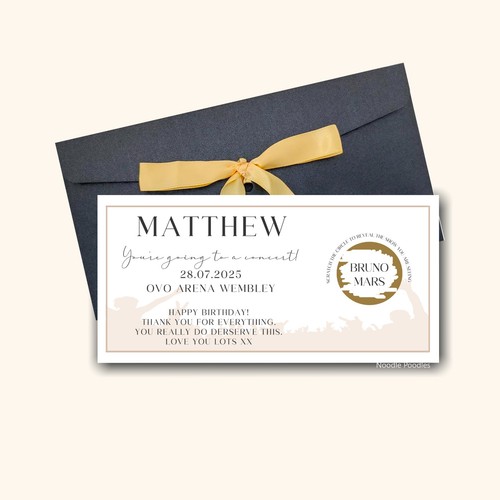 Personalised theatre ticket - theatre,