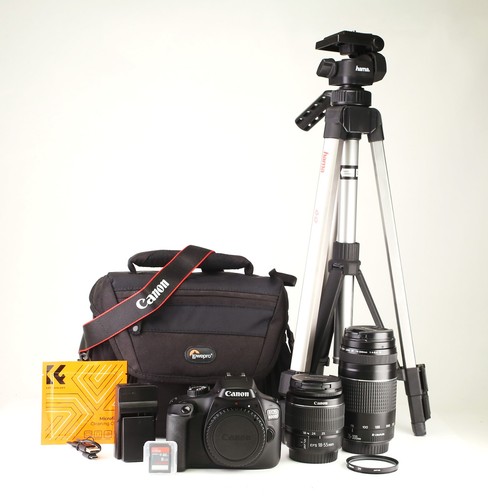 Canon eos 4000d dslr - canon, 18-55