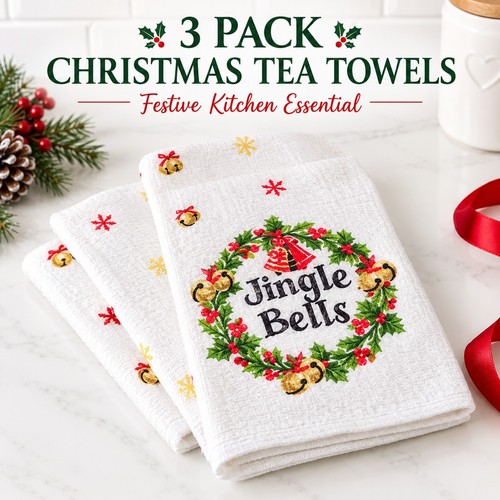 Pack christmas tea towels - pack,