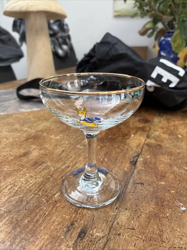 Vintage babycham coupe glass - babycham,