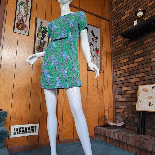 Vintage 60s mod paisley - mod,
