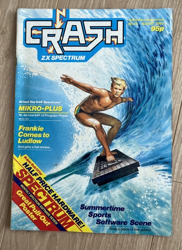 Crash magazine issue - issue, august