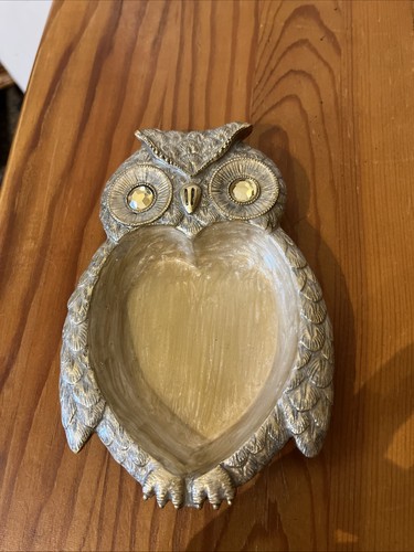 Decorative metal owl shaped - metal,