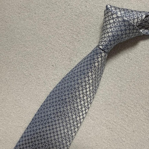 Hermes silver silk - silver, jacquard