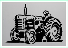 Farm tractor mylar stencil, 190 micron reusuable flexible stencil
