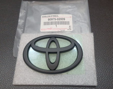TOYOTA 10cm X 7cm MATT BLACK