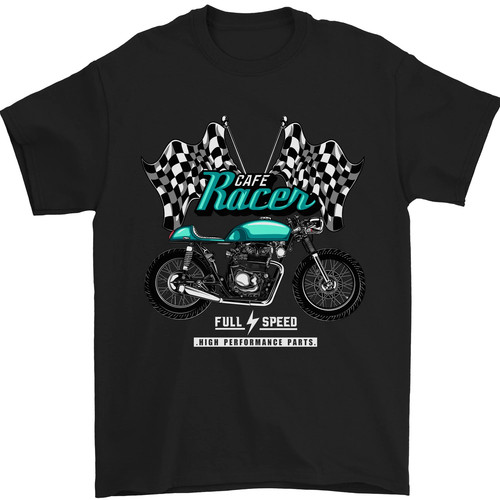 Cafe racer full speed biker - racer,
