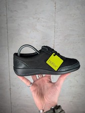 Hotter Paige STD All Black Casual Trainers Shoes Comfort Brand New Size UK 4.5