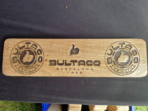 Bultaco motorcycle wooden - bultaco,