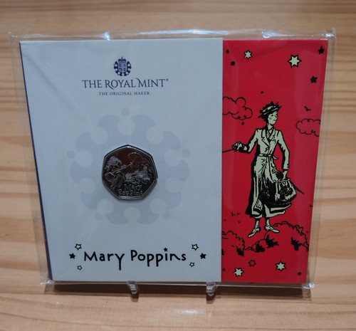 Mary poppins 50p coin - mary,