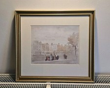Tom Carr Signed Ltd Edition Print ORMOND QUAY, DUBLIN, 1939 Framed 41/80