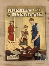 Hobbies Handbook 1953, Many Period Toy / Model Adverts - Vintage Scarce Magazine